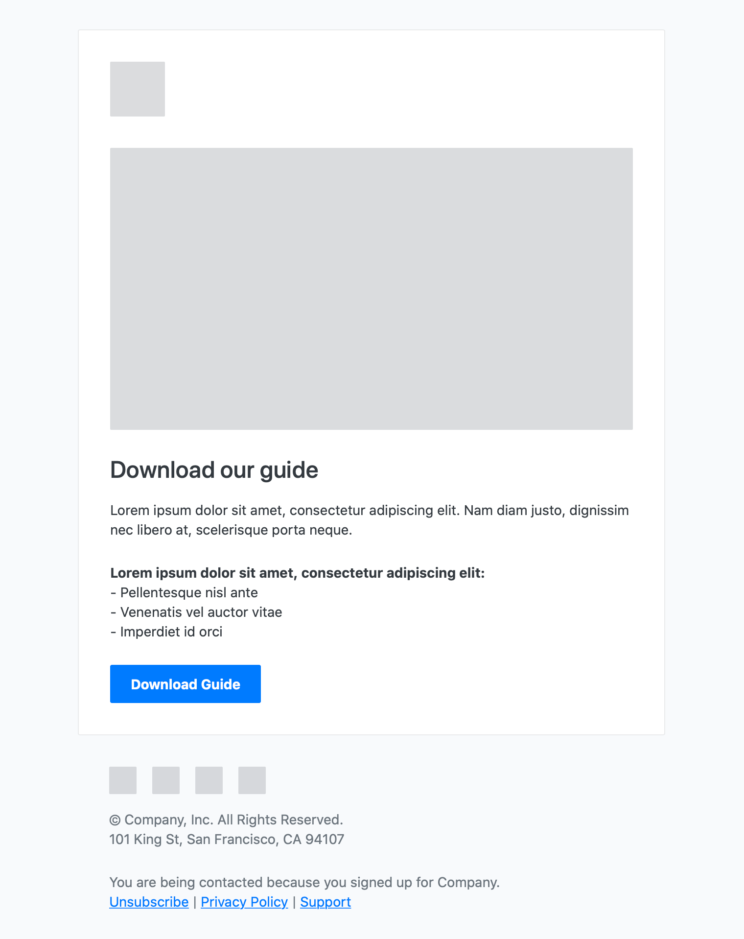 Download Guide Email Template